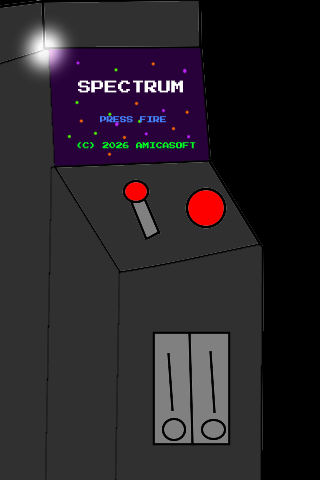 The
concept art for the Spectrum Game Cabinet